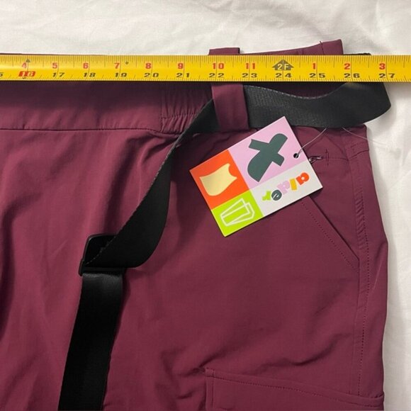 NWT Alder Apparel Take A Hike Shorts 3.0 Burgundy 6X (32/34) - Picture 6 of 8
